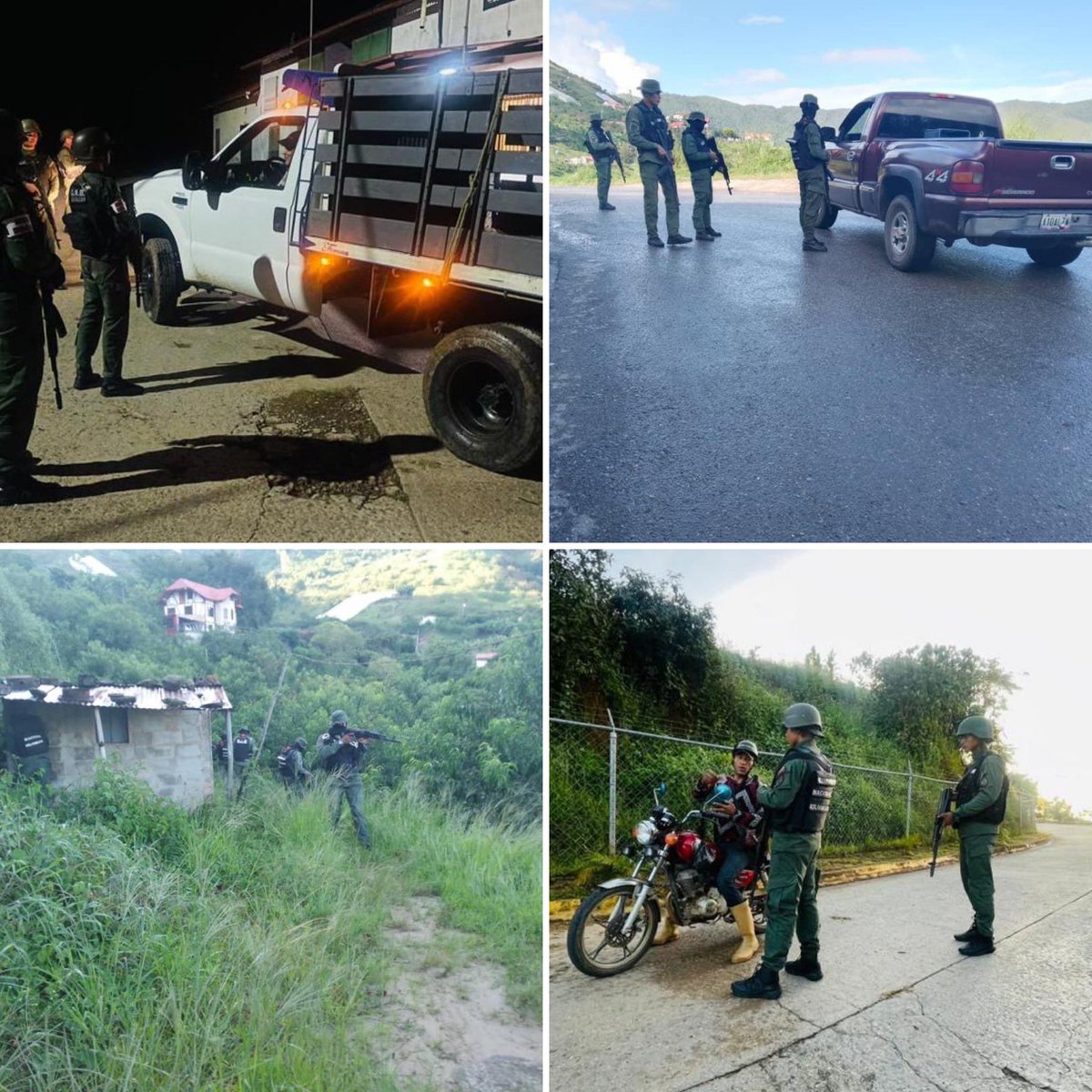 Continúa desplegada la #OperacionGuaicaipuro.
Venezuela es un Estado democrático de derecho y de justicia.

#FANB 
#IntegrarEsVencer