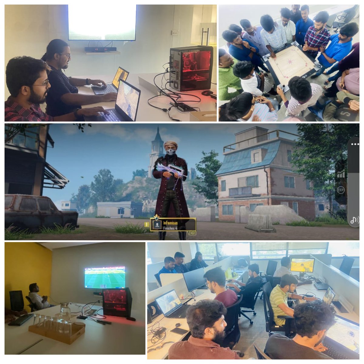 REConnectEnergy's tweet photo. Celebrated 🏆 𝗥𝗘𝗖𝗼𝗻𝗻𝗲𝗰𝘁 𝗦𝗽𝗼𝗿𝘁𝘀 𝗟𝗲𝗮𝗴𝘂𝗲 🏆 few days back ! 

From thrilling Cricket 🏏 Football ⚽  &amp; Badminton 🏸 to the exciting online game of FIFA  🥅 , BGMI 🔫 and Counter Strike 🎮 , the athleticism and camaraderie was superb🏅

Kudos to the team spirit🙌 https://t.co/9KeBMl7xpa