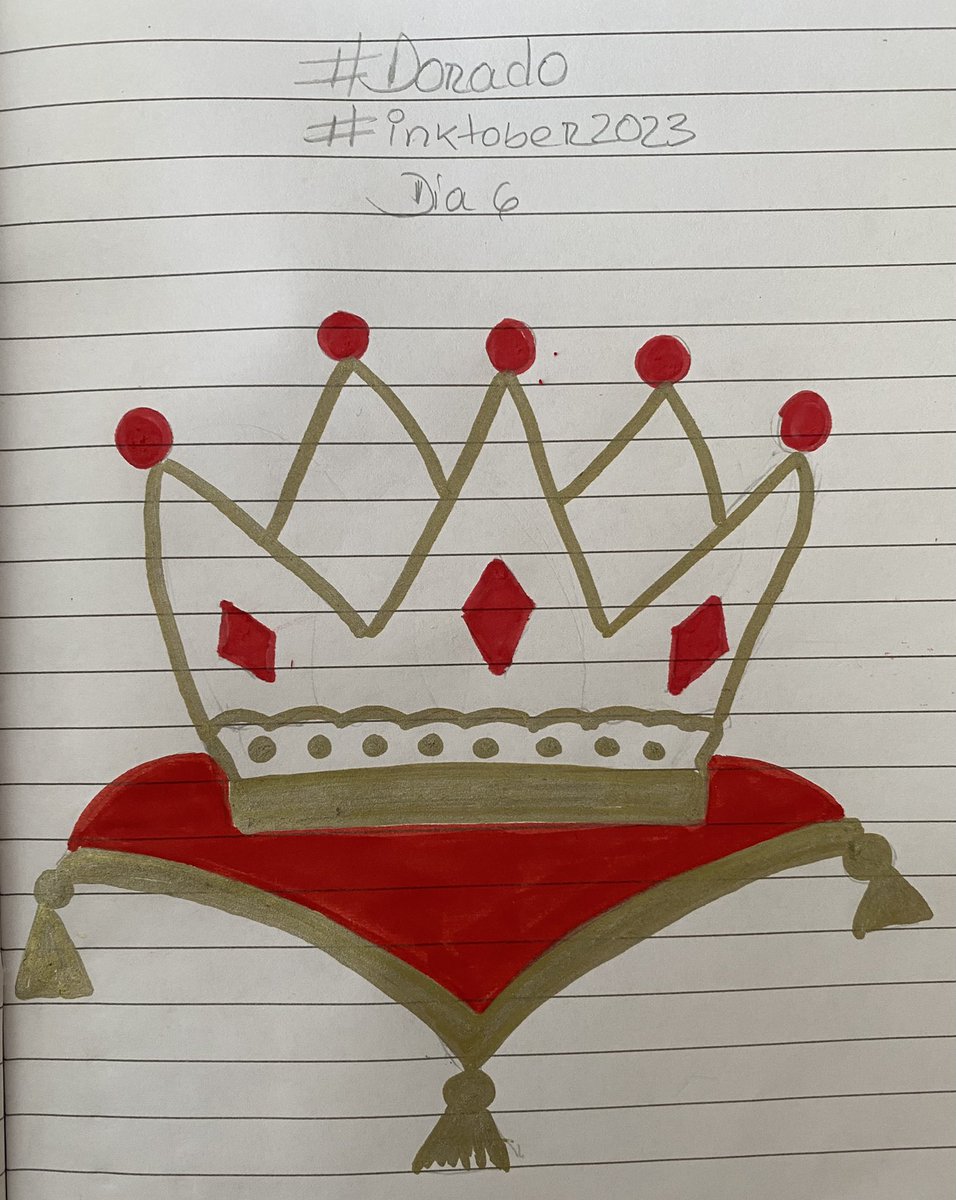 vero_camacho's tweet image. #inktober2023 #Dia6 #Dorado unida al reto de @SusanaAmestoy