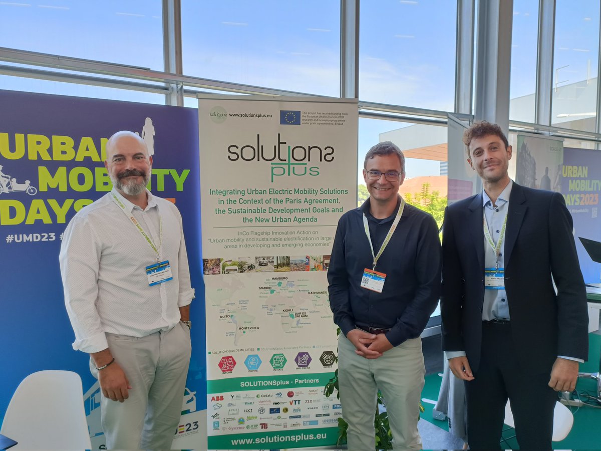 Great presence of <a href="/EMTmadrid/">EMT Madrid</a> at the #UMD2023 in #Seville
4 projects in which we participate have had active presence: <a href="/SOLUTIONS_EU/">SOLUTIONSplus & Urban Electric Mobility Initiative</a> <a href="/SHOW_H2020/">SHOW</a> <a href="/UnchainProject/">UNCHAIN Project</a> <a href="/ScaleUpProject/">SCALE-UP Project</a>, plus the participation at an interesting panel on #PublicTransport  moderated by <a href="/UITPnews/">UITP</a> 
#EMTMadrid