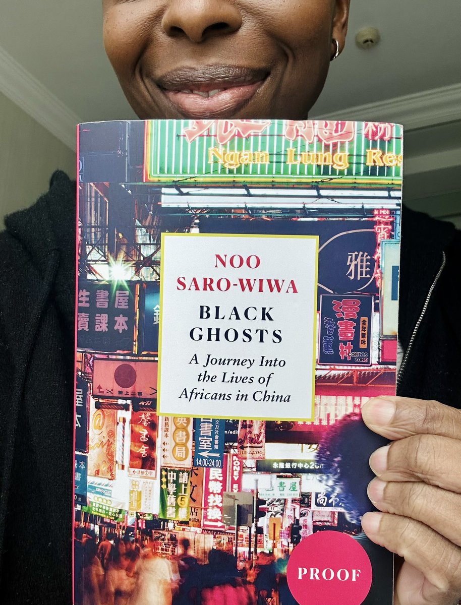 My new non-fiction travel book - about Africans in China (well, mainly Guangzhou and Hong Kong). Released 2nd November 😊 #blackghosts #africansinchina #noosarowiwa #africanwriters #travelwriters #travelwriting