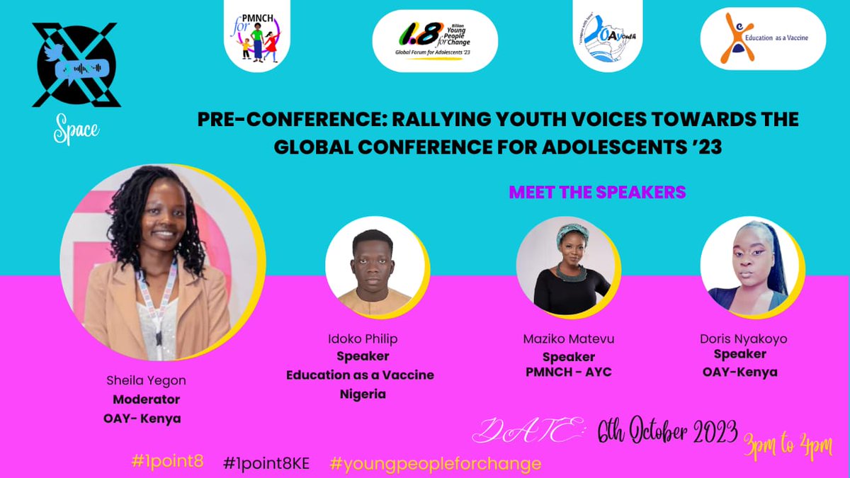 Oayouthkenya's tweet photo. "I have loved seeing young people find creative ways to reach fellow young people who don't have internet access and also having their voices heard,"- Maziko Matevu, @PMNCH-AYC
@Oayouthkenya
@PMNCH
#1point8
#1point8KE
#youngpeopleforchange https://t.co/xFpbfOqpq7