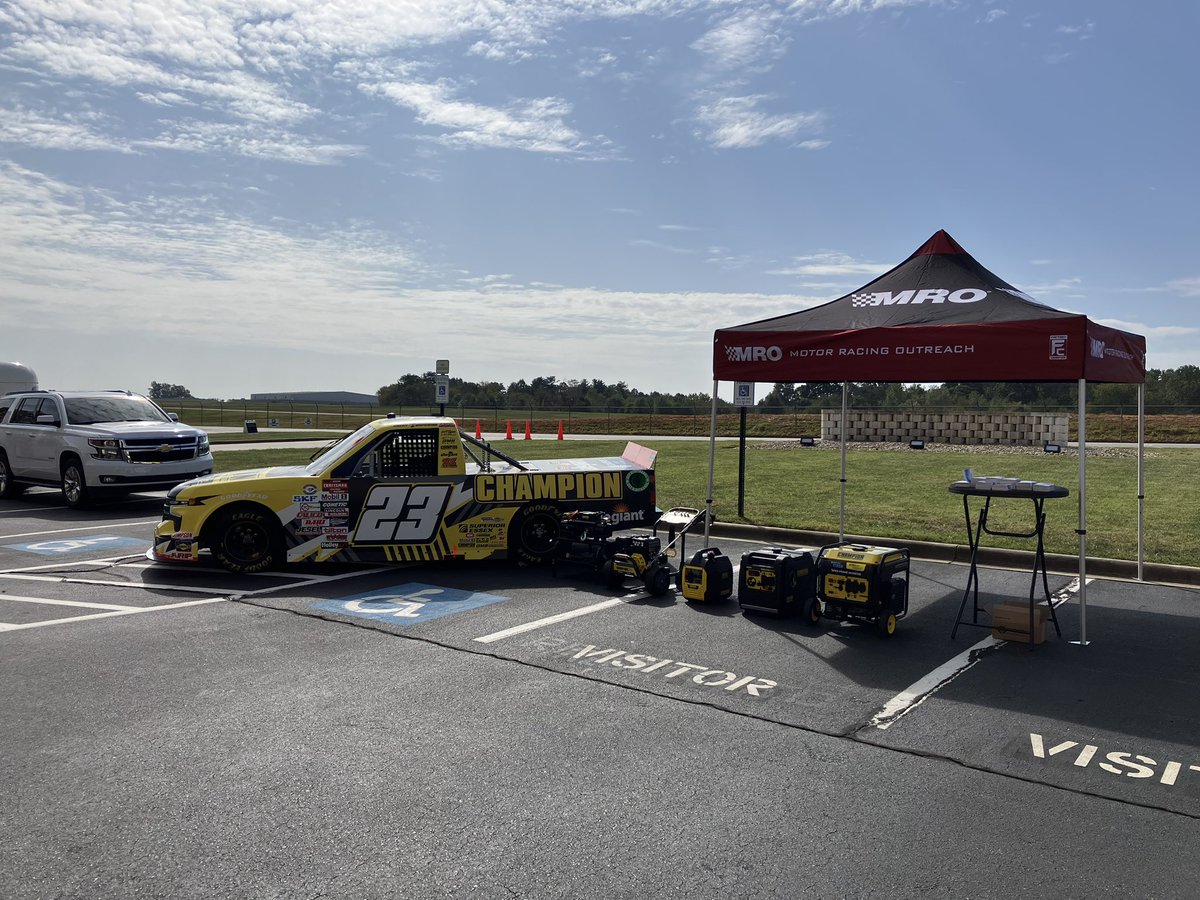 If you are around Statesville come to the shop and check out the @GMSRacingLLC @LEGACYMotorClub fan day. @ChampionPowerEQ