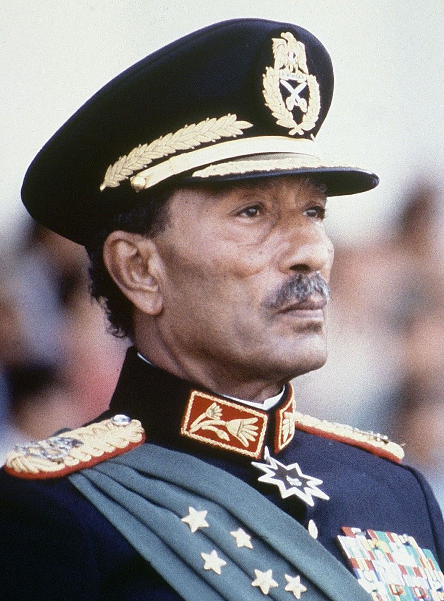 11_Historians's tweet photo. #OnThisDay in 1981 The #assassination of #Egyptian President Anwar Sadat was a shocking and pivotal event in the history of #Egypt and the Middle East.

#October6th #Dubai #MiddleEast #Gulf #JENNIE #LupinNetflix #PAKvNED #fridaymorning #Loki #เก๋ไก๋ #Anwar https://t.co/fbR7GUld7p