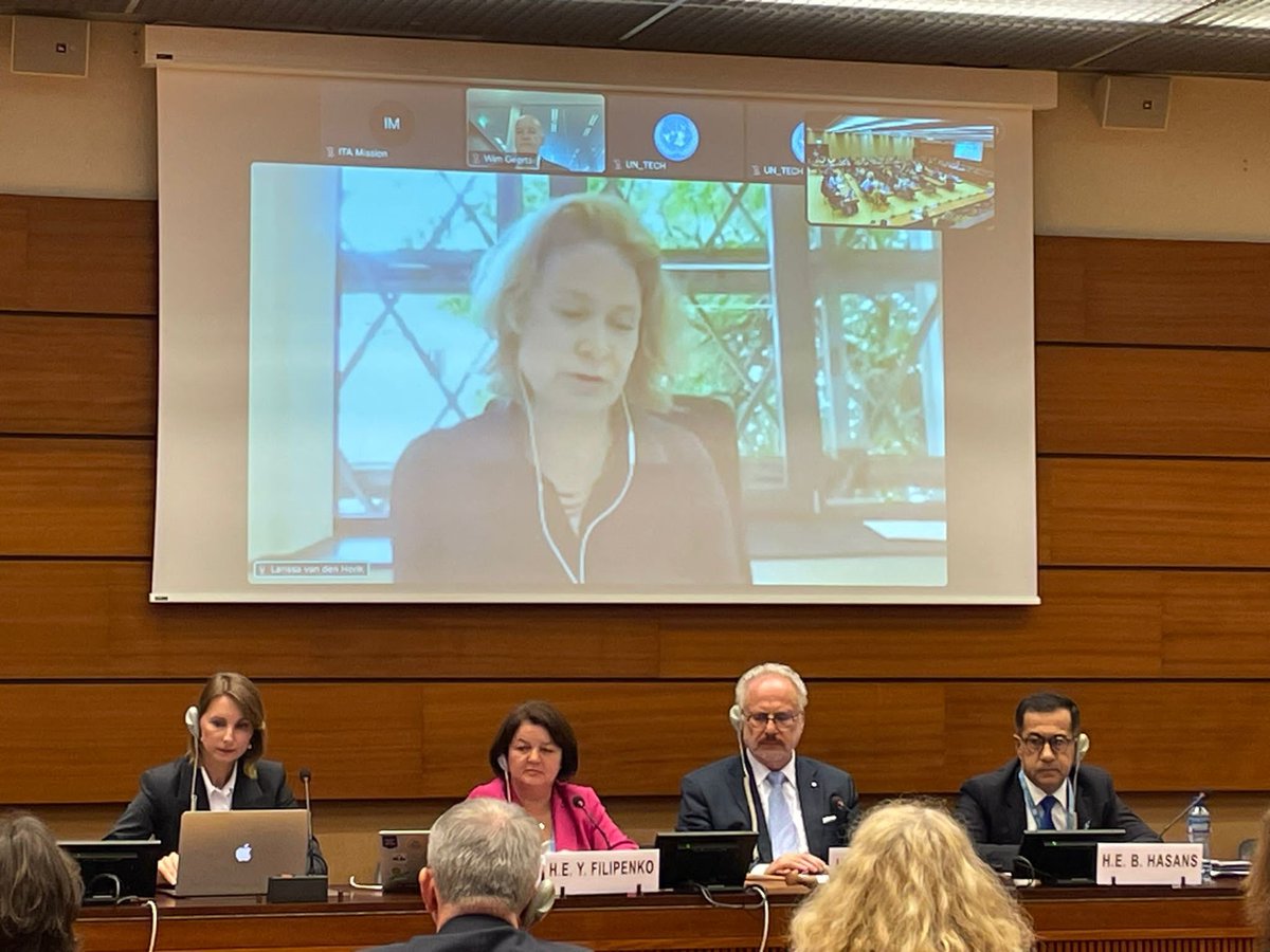 At the #HRC54 side event co-organised by 🇳🇱 🇺🇦 🇱🇻 panelists reflected on steps taken on the road to justice for #Ukraine and to ensure that impunity shall not prevail (1/2)