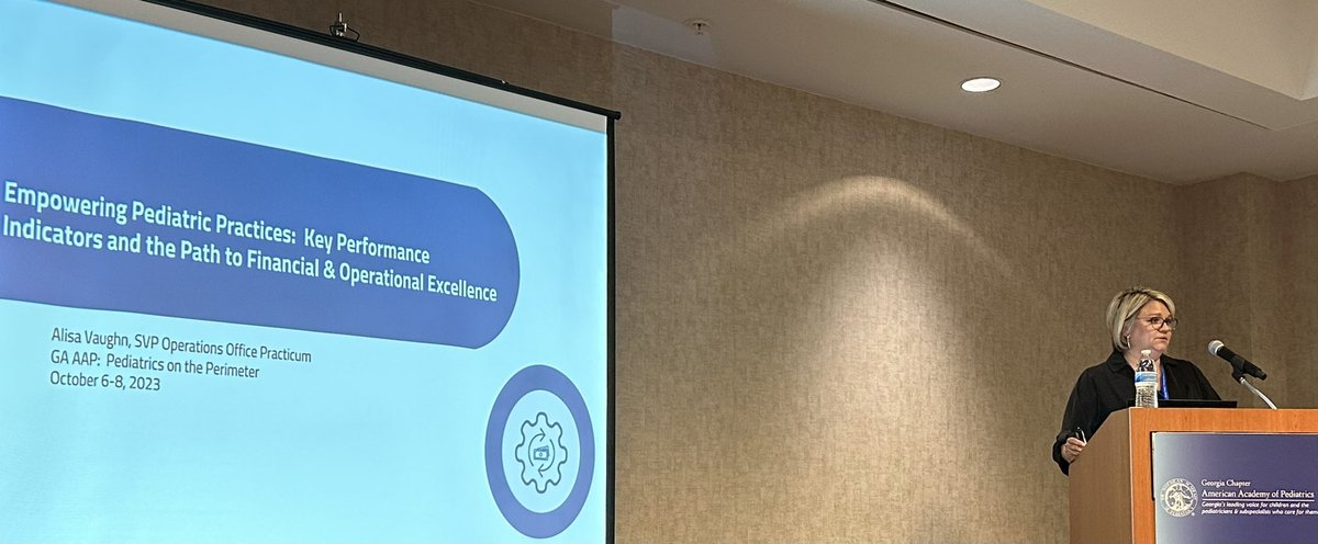 PedsDocPulliam's tweet photo. Expert advice on practice management excellence from Alisa Vaughn. “Without KPIs you are navigating blindly, running your practice on hope.” #PedsOnParkway2023 https://t.co/atDt2ZQwQL