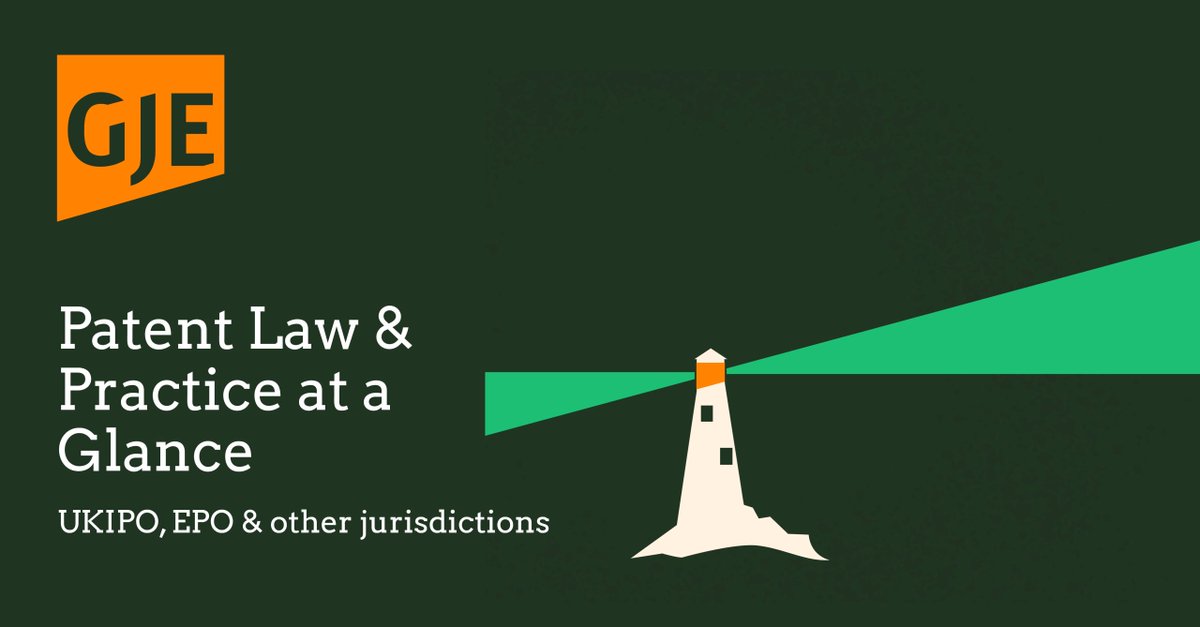 🔍 Our experts (Philippa, Stanley, Dominic, &amp; James) stay updated on global patent law changes from #UKIPO, #EPO &amp; more. Reach out to your GJE contact for insights on their impact. tinyurl.com/yw2myf26 
#PatentLawUpdates #IP