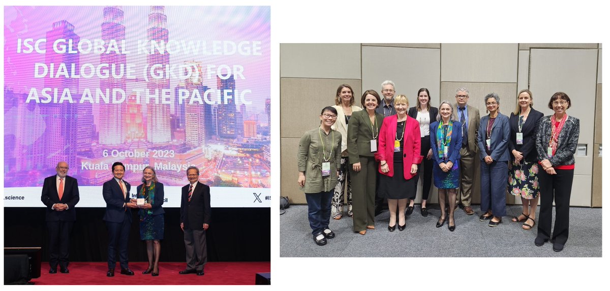 FrancesBiophys's tweet photo. The Global Knowledge Dialogue, an @ISC initiative, will serve to strengthen the voice of science in Asia-Pacific Region and develop actionable pathways to advance science as a global public good. The Australian delegation included members of #ISC_AsiaPacific and @Science_Academy. https://t.co/KAO6O8UqRG