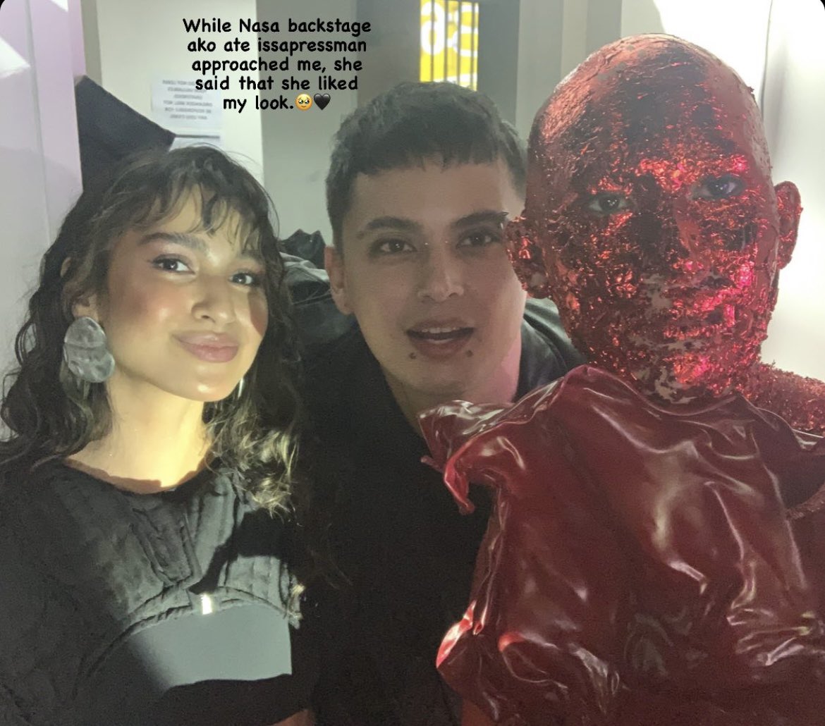 29moon's tweet image. Bakit parang pinipilit ng @issapressman na maging kamukha si Nadine kawawa naman laging bantay sa jowa bka masalisihan hahaha #BYSFW2023