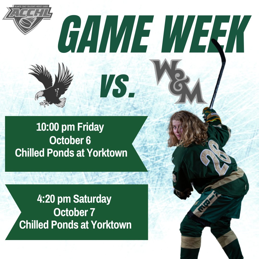 Game day best day 😎😎

🆚 Mary Washington
📍 Chilled Ponds Yorktown
⏰ 10:00 PM
📺 youtube.com/@tribehockeyvi…