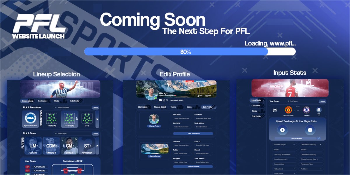 OfficialPFL_'s tweet photo. PFL Website is coming soon🔜

We are excited to launch the beta website soon and look forward to providing you with a great experience. We thank you for your patience and support while we work on the full version of the website. 

We can't wait to show you what we have in store! https://t.co/8xHjFqoneg