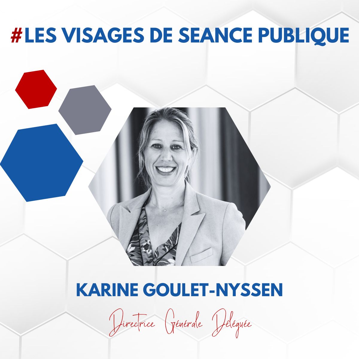 [Les Visages de SEANCE PUBLIQUE : #NouvelleArrivée]

Karine GOULET-NYSSEN, ex Secrétaire Générale de Régions de France, rejoint Séance Publique en tant que Directrice Générale Déléguée le 2 octobre 2023.

Bienvenue Karine !

#trombinoscope #recrutement #arrivée #equipe