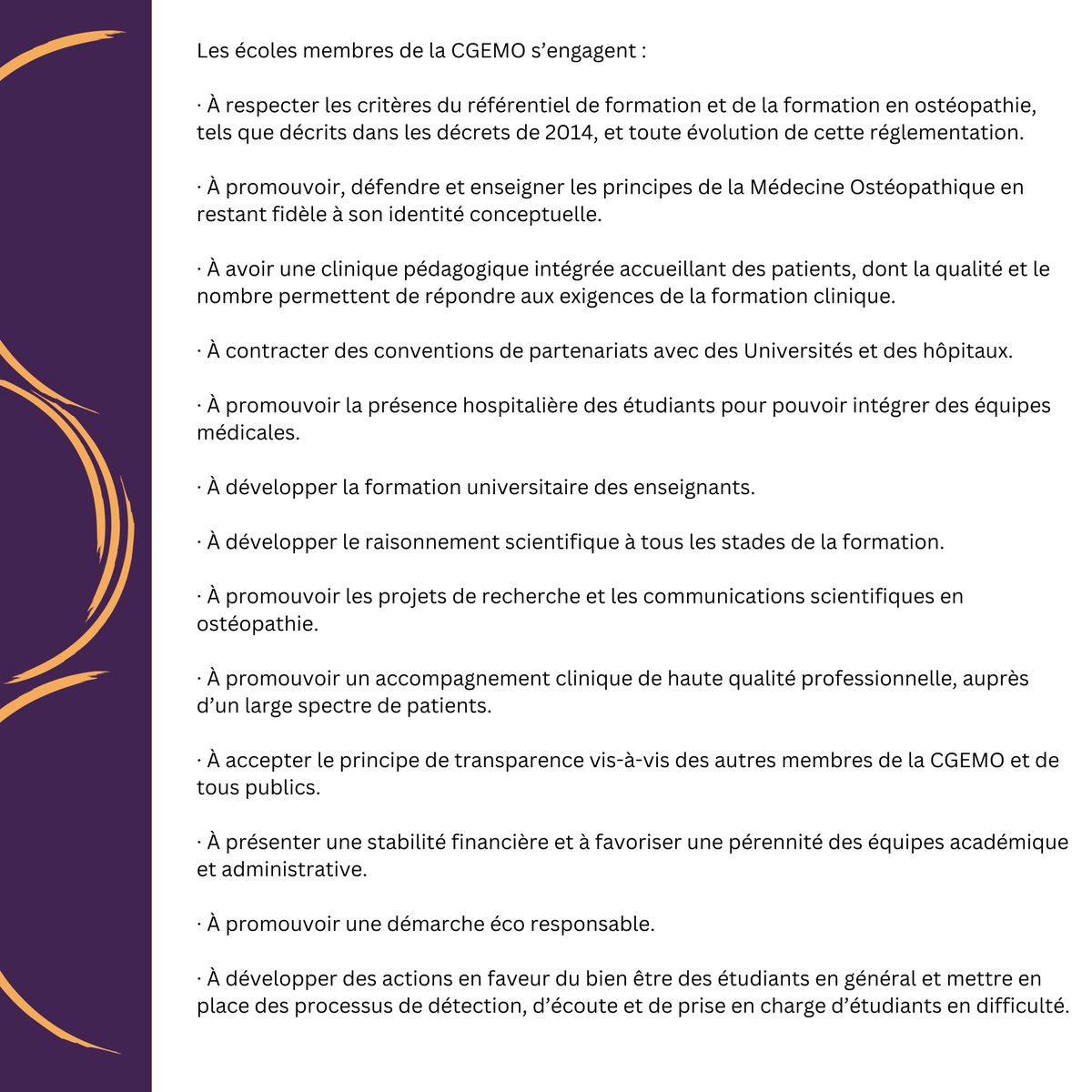 holisteaOSTEO's tweet photo. La Conférence des Grandes Écoles de Médecine Ostéopathique est née le 22 juin 2023. HOLISTÉA est fière de faire partie des membres fondateurs. https://t.co/yn34I7g9Mw