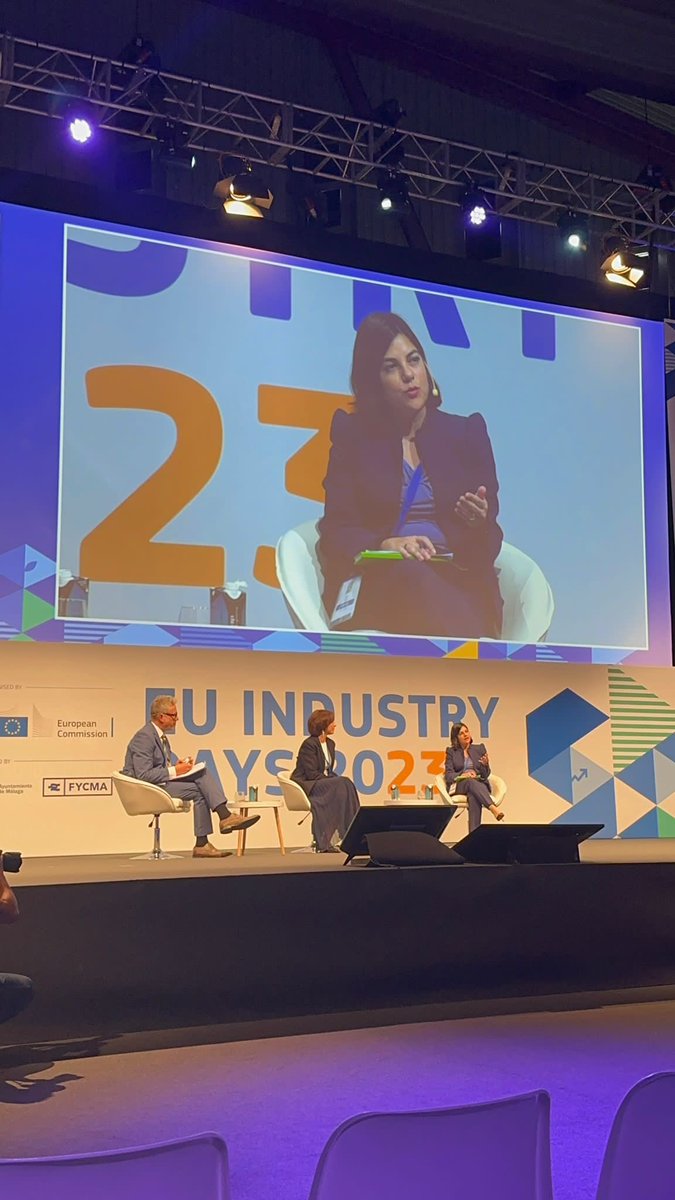 HartmanRadova's tweet photo. Congratulations on #EUIndustryDays👏🏻
3️⃣days of inspiring debates on
👉🏻green&amp;digital transition
👉🏻 #OpenStrategicAutonomy
👉🏻integration of #Ukraine to #singlemarket

Great to talk to @EU_Commission Director General @JornaKerstin, policymakers &amp; #business about future cooperation🤝🏻 https://t.co/YVg124S8MF