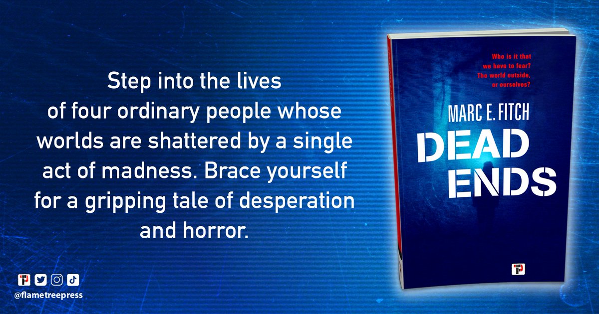 flametreepress's tweet photo. Uncover dark secrets in #DeadEnds, a character-driven novel of escalating tension. @fitch_marc https://t.co/BAOMTOgSoe https://t.co/u1MWGn7txh