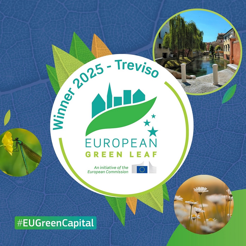 #EUGreenLeaf | Dva pobjednika su bolja od jednog! #Viladecans 🇪🇸 i #Treviso 🇮🇹 osvojili su nagradu Europski zeleni list za 2025. Njihova predanost održivosti i građanskoj participaciji služi kao primjer svim 🇪🇺 gradovima.  tinyurl.com/yc52nmxh