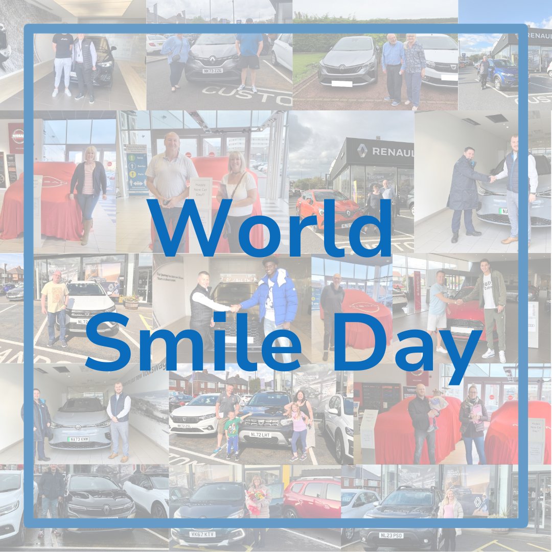 🌍😄 Happy World Smile Day! 😄🌍 We believe in spreading joy and happiness through every customer interaction. Today, on #WorldSmileDay, we're excited to celebrate the joy of customer car handovers! 🚗💨 #ChooseLookers