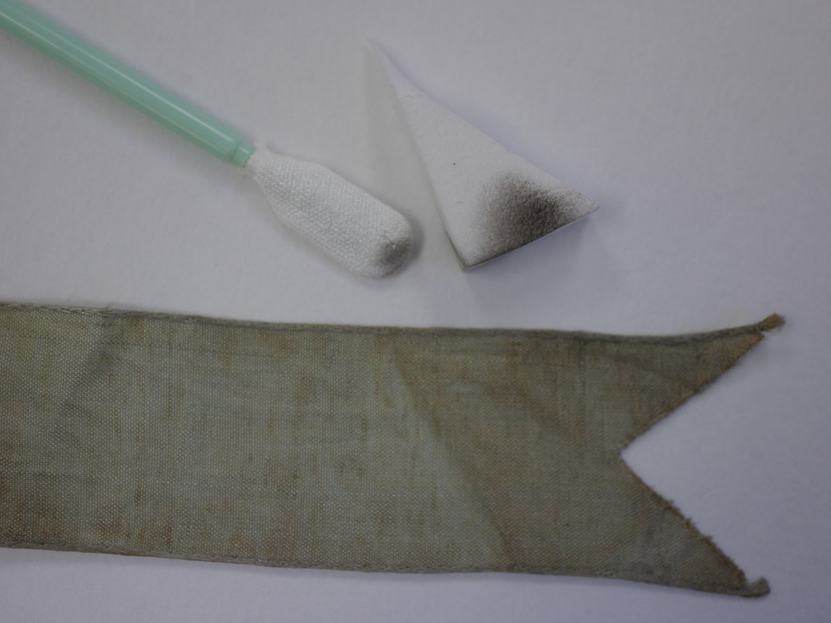 theUL's tweet image. Deborah Farndell, Senior Conservator, carefully conserved these C19th catalogues from The Society of French Aquarellists. Bespoke enclosures protect the original silk ribbons from being crushed #CULconservation #TextileConservation #BookConservation #CambridgeUniversityLibraries