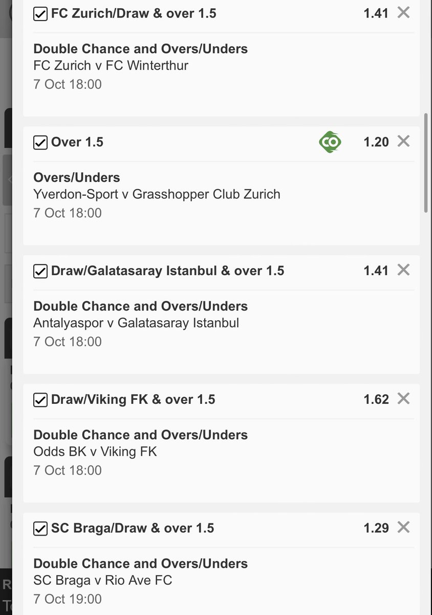 Betting_gurru's tweet photo. 4685 odds

I WILL FOLLOW EVERYONE WHO RETWEETS 

I will edit this slip then share edits and more slips with my VIP Group. It’s ONLY R100 ONCEOFF to join my VIP Group. DM me if you wanna join my VIP Group.

Code: U18936D33 https://t.co/UFAglIuiWl

Screenshots of the full slips in the comments