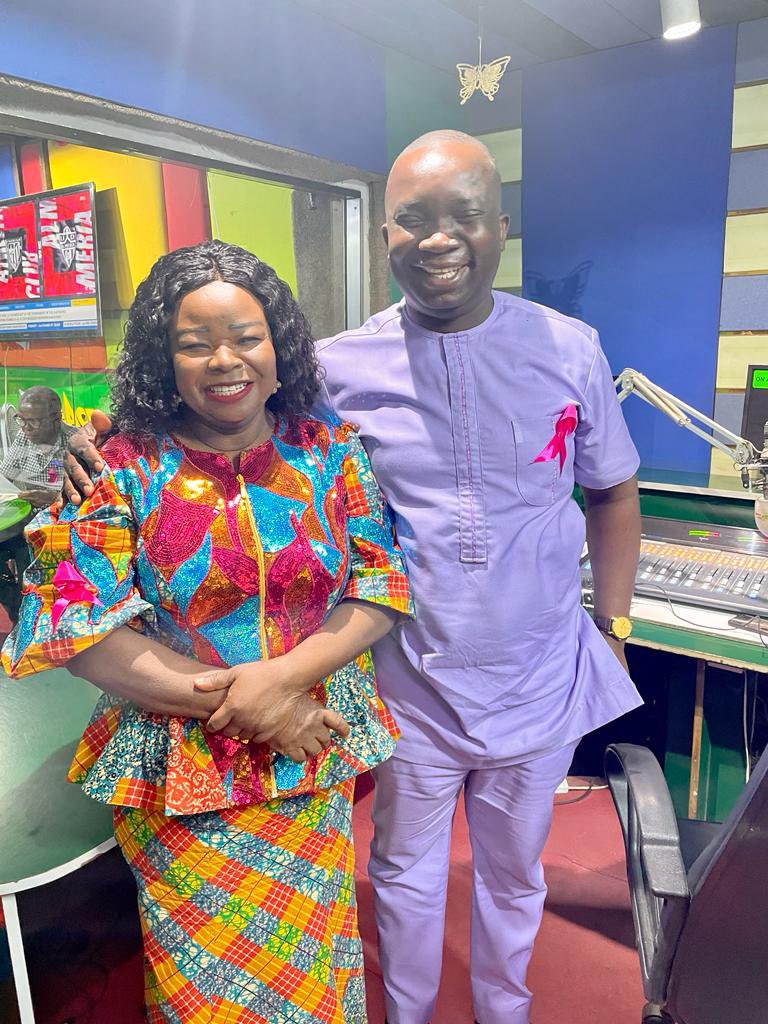 ewuaike1's tweet photo. 🎗️ Breast Care International Team Takes the Spotlight on Peace FM 🎙️ahead of the BCI Ghana Walk for the Cure event tomorrow 👟💃🎉 https://t.co/8CR9k9qhTQ
