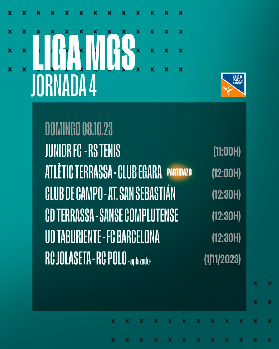 rfe_hockey's tweet photo. ¡Llegan las cuartas jornadas de la #LigaMGS y #LigaIberdrola llenas de emoción! 🚀
#PartidazoIberdola: @ccvmoficial v @rcjolaseta en directo el Sábado a las 11h en @teledeporte 📺
#PartidazoMGS: @atleticterrassa v @clubegara 🔥
#HockeyEspaña | #Hockey https://t.co/K1WnyU5XGU