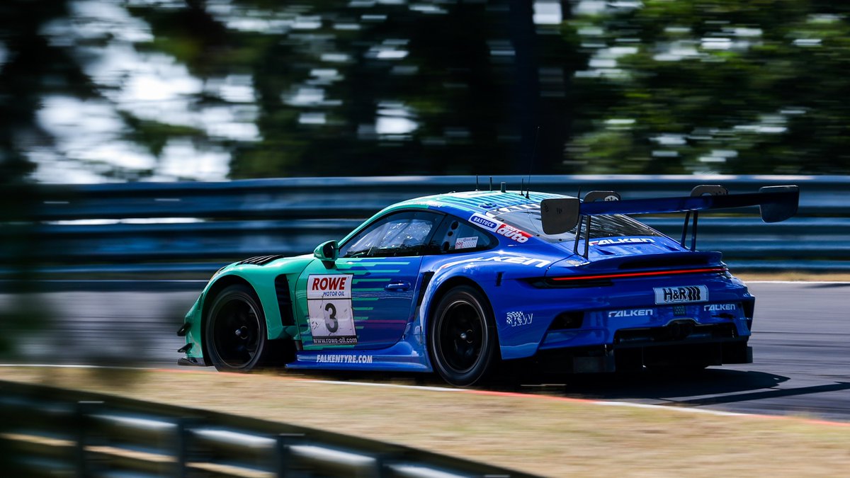 #NLS - Four #911GT3R compete in the final race of the @vln_de season this Saturday. In SP10 class, @FalkenTyres tackles the iconic #Nuerburgring #Nordschleife with two #Porsche, while Rutronik Racing and Dinamic GT each field one GT3 race car from Weissach