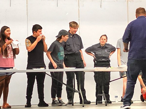 csi_ctc's tweet image. Thank you to the  BSPD for inviting our class to volunteer at National Night Out!  21 students volunteered for parking/traffic control. It wasn’t all work though!  They also were able to network with LE agencies and other vendors from around the metro and enjoy treats and swag!