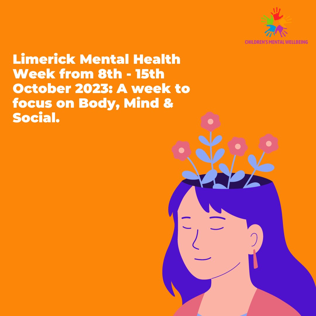 Get ready for Limerick #MentalHealth Week 2023! A vital initiative to raise awareness and support mental health in our #community. Read more: bit.ly/45qhmdX