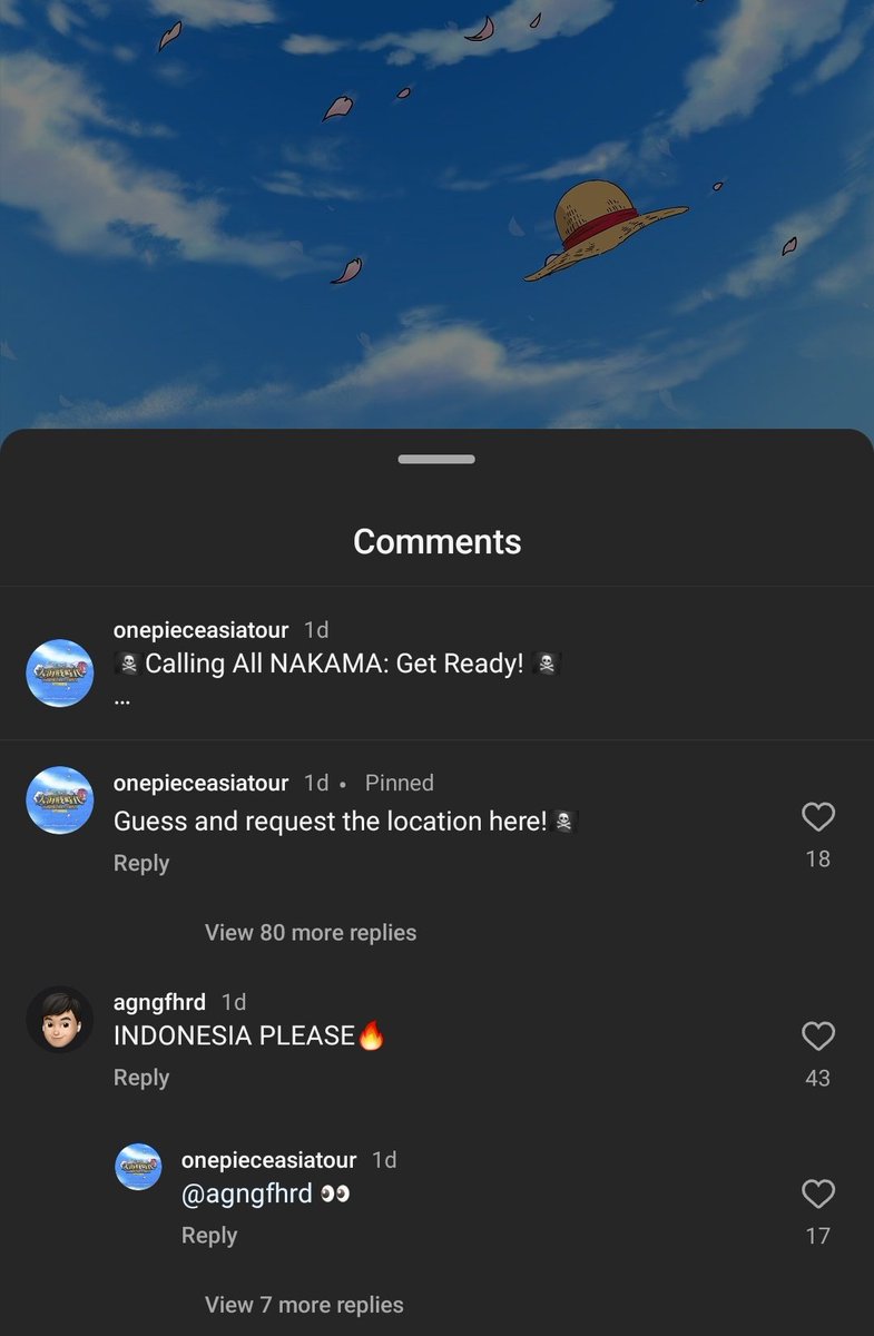 WikiaOnePiece's tweet image. ONE PIECE ASIA TOUR dikabarkan akan diselenggarakan di Indonesia pada November 2023 mendatang!

Sebelumnya, event pertamanya sukses digelar di Malaysia pada 23 Maret - 8 Mei 2023 kemarin.

Gimana nih, are you ready?