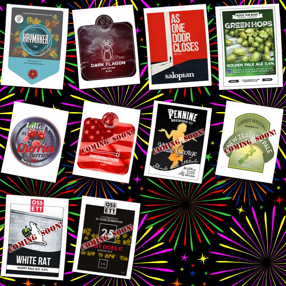 The Corner Post (@cornerpost_the) on Twitter photo With the dark nights drawing in, today's starting line-up features some classic autumn/winter beers for you to enjoy. We are open from 3pm - 9.30pm. Cheers!
<a href="/lancasterale/">Lancaster Brewery</a> <a href="/WilyFoxBrewery/">Wily Fox Brewery</a> <a href="/SalopianBrewery/">Salopian Brewery</a> <a href="/RockTheBoatAle/">RockTheBoat Brewery</a> <a href="/lilleyscider/">Lilley's Cider</a> <a href="/LiverpoolCAMRA/">Liverpool CAMRA</a>
#RealAleFinder With the dark nights drawing in, today's starting line-up features some classic autumn/winter beers for you to enjoy. We are open from 3pm - 9.30pm. Cheers!
<a href="/lancasterale/">Lancaster Brewery</a> <a href="/WilyFoxBrewery/">Wily Fox Brewery</a> <a href="/SalopianBrewery/">Salopian Brewery</a> <a href="/RockTheBoatAle/">RockTheBoat Brewery</a> <a href="/lilleyscider/">Lilley's Cider</a> <a href="/LiverpoolCAMRA/">Liverpool CAMRA</a>
#RealAleFinder