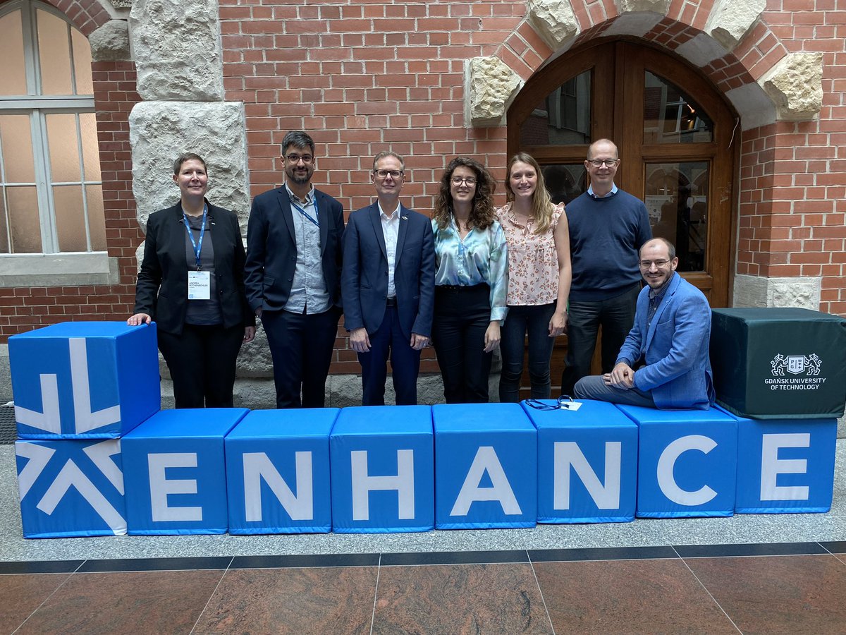 At the summit of the @ENHANCEAlliance, we are discussing strategies for achieving sustainable cities and the role that technical universities can play. Thanks to @GdanskTech, @_FCL and @julio_paulos!