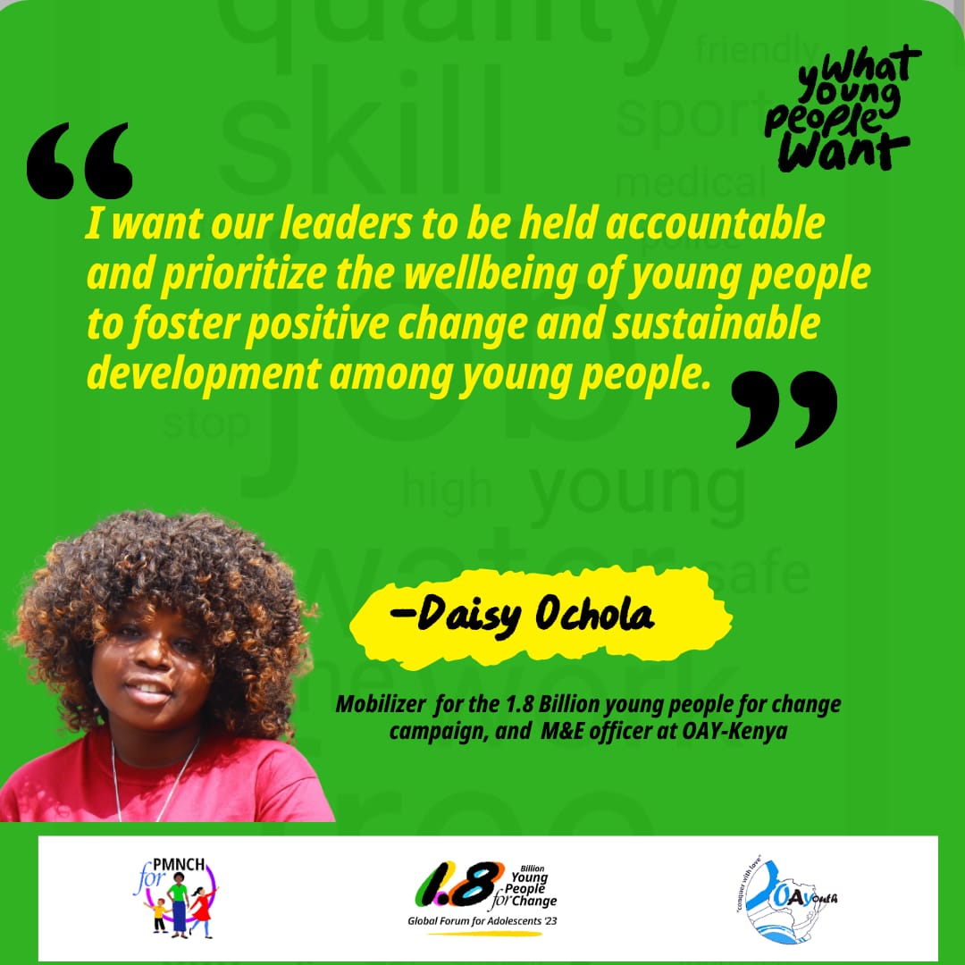 Oayouthkenya's tweet photo. We are done with being represented, we want to represent ourselves, and this is the chance. Register for the forum and have your voice counted.
@Oayouthkenya
@PMNCH
#1point8KE
#1point8
#youngpeopleforchange https://t.co/OFrnfNBDmy