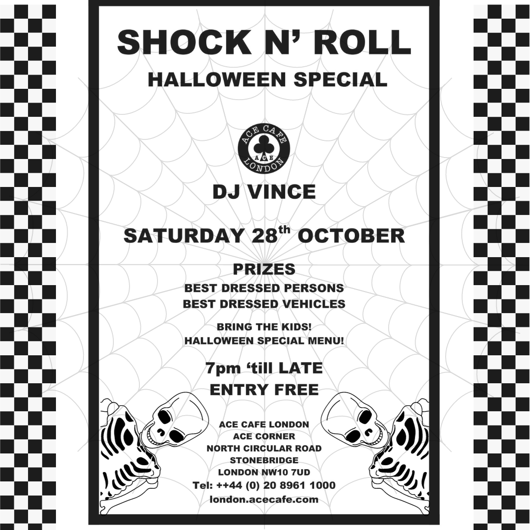 acecafelondon's tweet photo. Halloween Special

📷📷 THE ACE IS GETTING SPOOKY 📷📷

Attention all of you vampires! All you werewolves! All the bike-riding witches, undead boy racers and hot-rodding zombies! 📷

Six Nights of Horror with a cooked up menu of some really frightful specials....📷📷 https://t.co/QA1Xl6ll4X