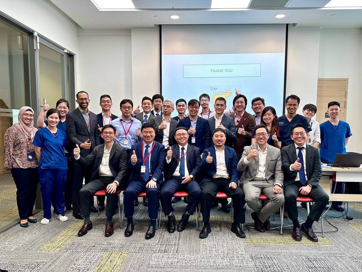 SGH HPB & Transplant Surgery (@sgh_hpbtx) on Twitter photo The team at <a href="/mysgh/">Singapore General Hospital (SGH)</a> celebrating 20years of robotic surgery! Delighted to have Prof Liu Rong of Chinese PLA General Hospital & other faculty share their experience! As the pioneering HPB robotic surgery dept we will continue to push🤖🔪and advance patient care 💪 #robotic #hpb The team at <a href="/mysgh/">Singapore General Hospital (SGH)</a> celebrating 20years of robotic surgery! Delighted to have Prof Liu Rong of Chinese PLA General Hospital & other faculty share their experience! As the pioneering HPB robotic surgery dept we will continue to push🤖🔪and advance patient care 💪 #robotic #hpb