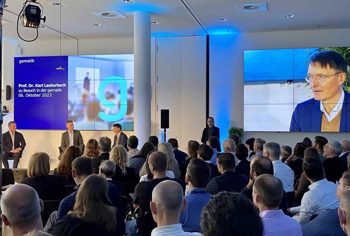 Die ⁦<a href="/gematik1/">gematik</a>⁩ macht für unsere Digitalisierung im Gesundheitssystem hervorragende Arbeit. ⁦<a href="/MLeyckDieken/">Markus Leyck Dieken</a>⁩ hat daran wesentlichen Anteil. Es ist geradezu absurd, dass seit über 10 Jahren kein Minister zu diesen hoch motivierten und qualifizierten Mitarbeitern sprach