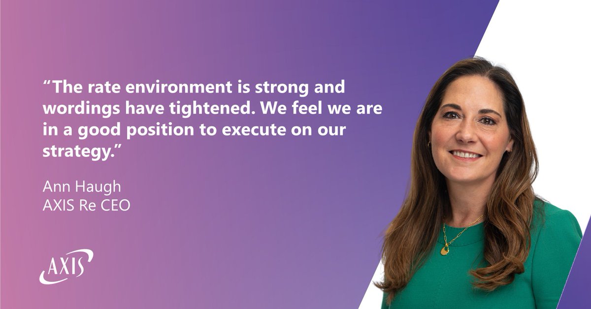 AXIS_Capital's tweet photo. #AXISRe CEO Ann Haugh recently shared her views on the latest trends in marine and cyber #reinsurance in an interview with @insurance_day. Read more here: https://t.co/UNzKOx9xZh  
  
 #specialistreinsurer https://t.co/5c7iUOBe2q