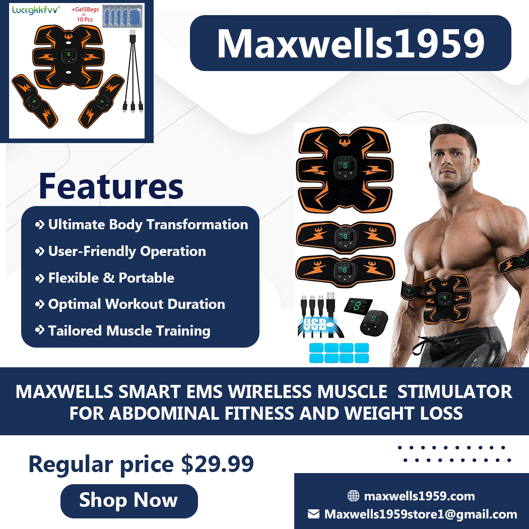 MaxwellF55658's tweet photo. This USB Rechargeable muscle training equipment is your secret to achieving a toned, tightened, and strengthened physique. With just two months of consistent use, you can experience noticeable improvements in your figure.
#maxwellsstore #maryland #muscle #musclemassager #massager https://t.co/Ue38kgejjF