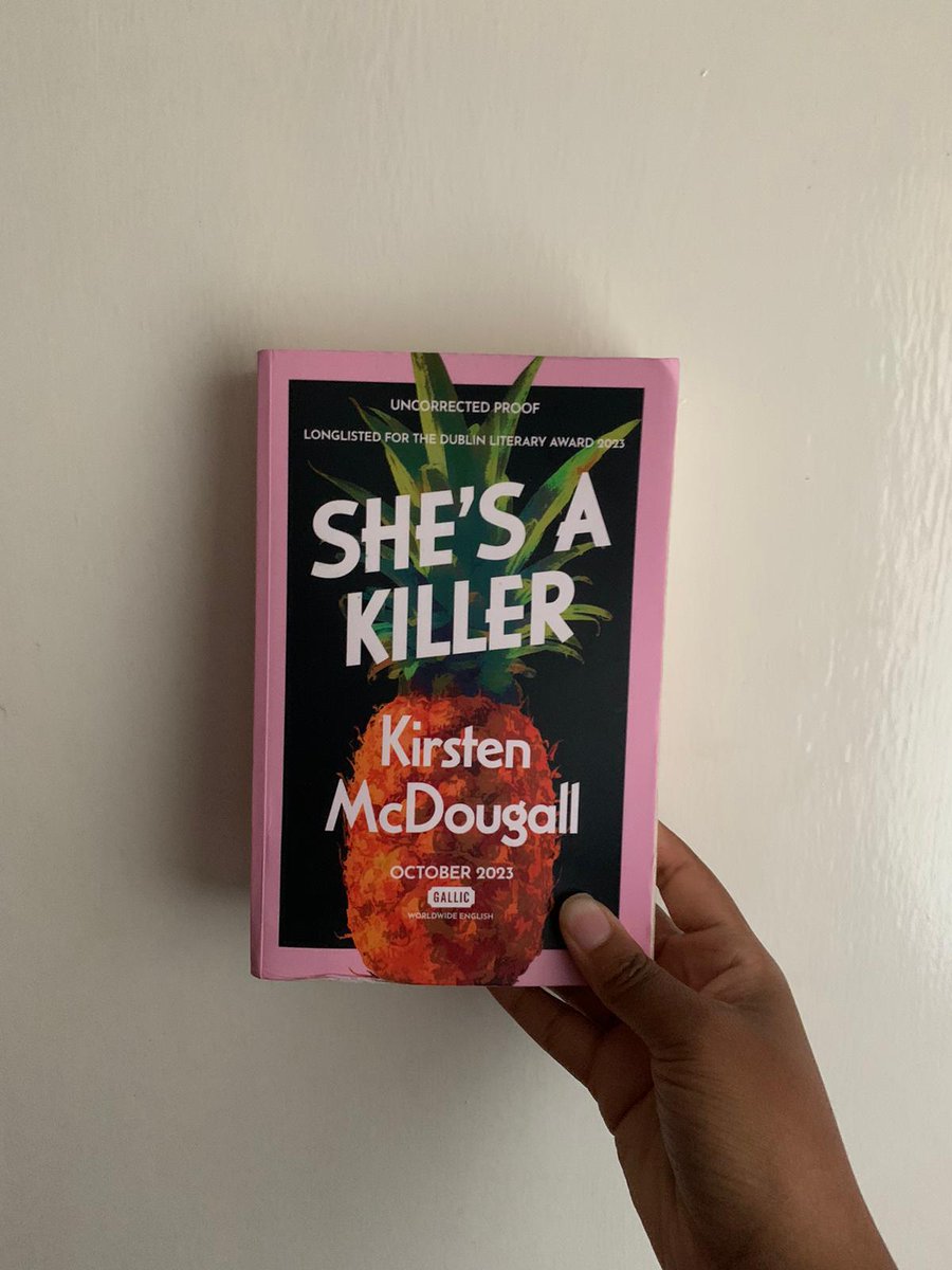 TheDebutDigest's tweet image. 💌 Review: She's a Killer by @CursesMcD (@GallicBooks
5.10.23)

Happy belated #PublicationDay, Kirsten 💕

'McDougall utilising satire and Alice’s witty and tepid disposition, She’s A Killer is a hilarious yet dark exploration of morality in the modern age.'

💌 Review by Adaeze