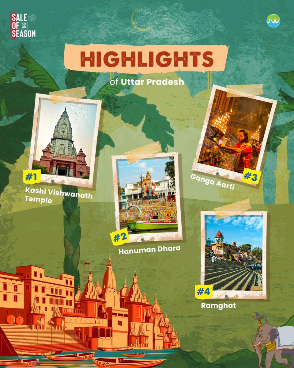 uptourismgov's tweet photo. Unravel the experience of a lifetime as you set out on a backpacking trip to #UttarPradesh with @JustWravel!
More details below.👇
#UPTourism #UttarPradesh #TourPackages #Varanasi #Chitrakoot #Lucknow #ScanYourQR #Itineraries #Travel #JustWravel
@MukeshMeshram https://t.co/rWgqliBwor