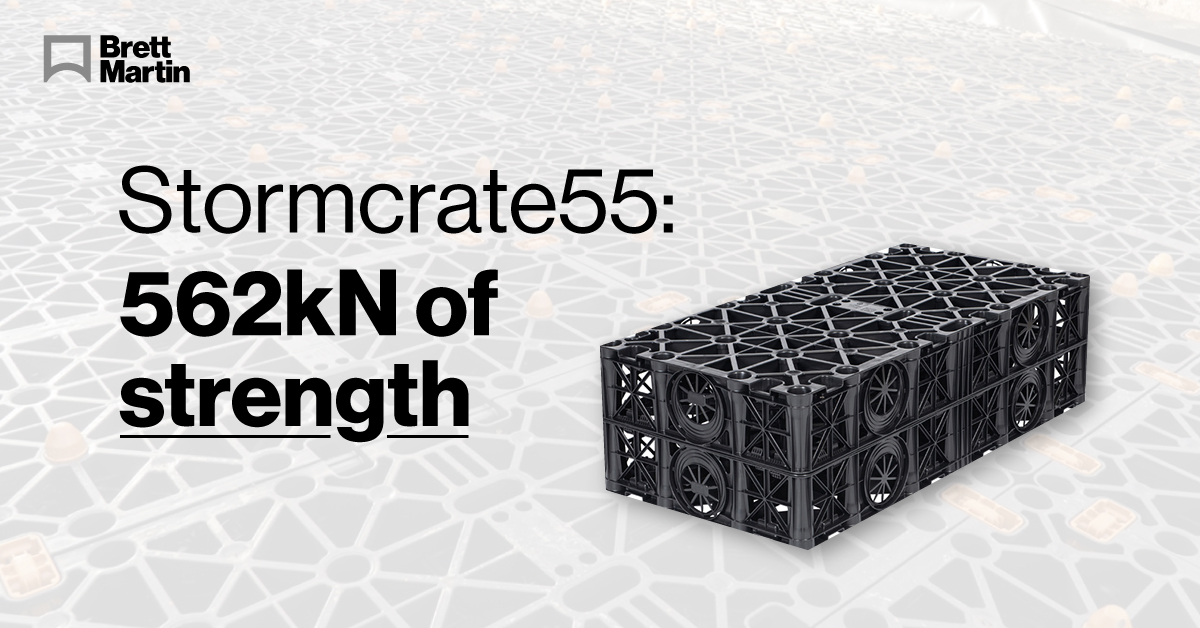 - Load bearing strength of 562kN per m2 💪
- 100% recyclable ♻
- Easy connection 🔗
- Quick installation 🔨

Find out more about innovative, sustainable solutions for heavy rainfall conditions here 💧 brettmartin.com/plumbing-drain…

#Stormwater