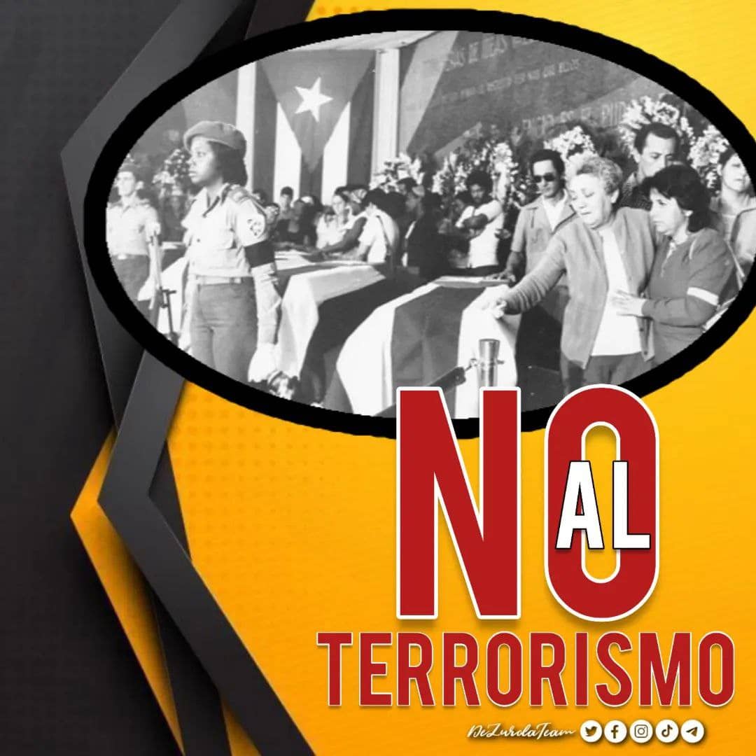#TenemosMemoria  porque ¡Cuando un pueblo enérgico y viril llora, la injusticia tiembla! #NoAlTerrorismo #CubaNoEsTerrorista <a href="/cubacooperaven/">Brigada Médica Cubana en Venezuela</a> #UnidosXCuba <a href="/Inf_Yordy/">Yordileysis Torres Rodriguez</a> @Cdi_Urbina <a href="/Cdi_Barriobol/">CDI Barrio Bolívar Estado Miranda</a> <a href="/Cdi_CPetare/">CDI Cementerio de Petare. Estado Miranda</a>