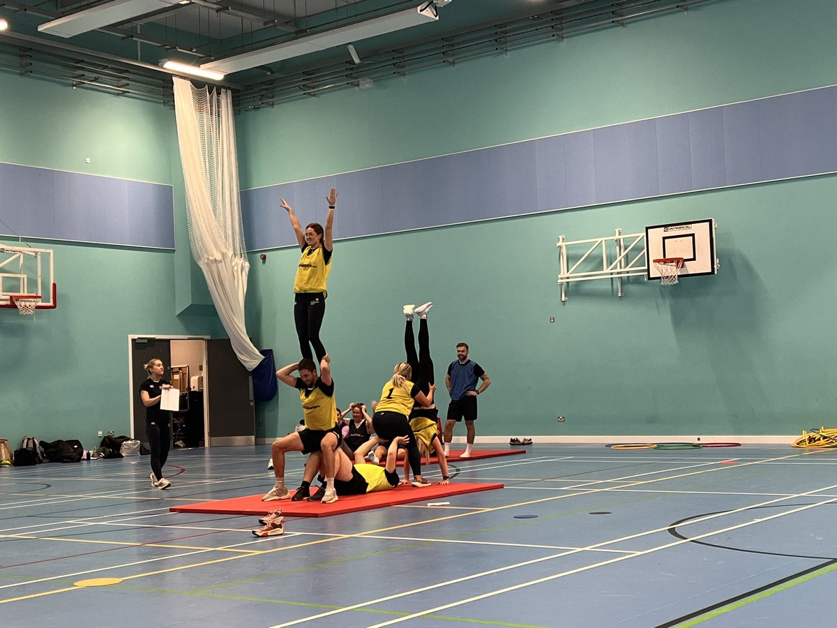 Cara_Lamb1's tweet photo. Great work from all of #TeamPE in their gymnastics microteaching. Using a theme and applying the cooperative learning model. Super impressed with the creativity and thought that went into this planning @StrathEDU 

Some fun moments captured in 🧵 https://t.co/AEcq1tfncZ