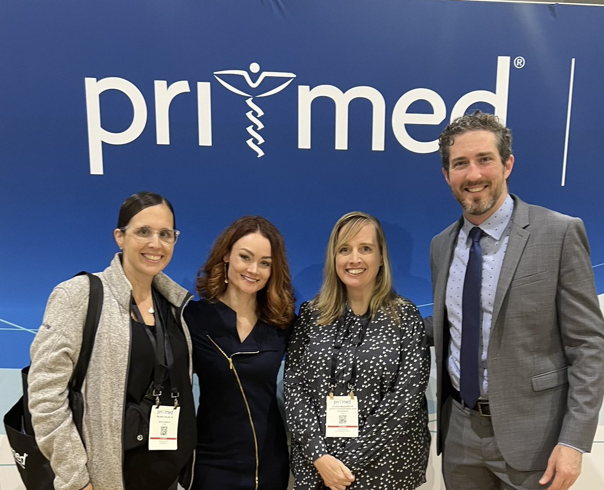 Total #fangirl moment!!!  We got to see <a href="/DGlaucomflecken/">Dr. Glaucomflecken</a> and <a href="/LGlaucomflecken/">Lady Glaucomflecken (she/her)</a> at #primedeast2023 <a href="/PriMedCME/">Pri-Med CME</a>!!!!!  <a href="/MelindaTellier/">Melinda Tellier</a> #MedTwitter