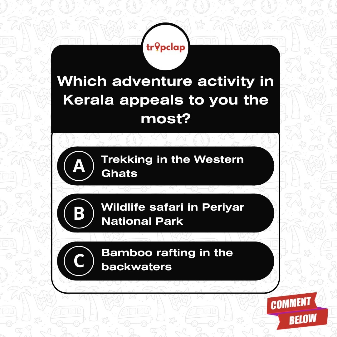 ClapTrip's tweet photo. Comment Down &amp; Share With Your Friends....
#kerala #tripclap #tourpackages #travelling https://t.co/egQmlomimr