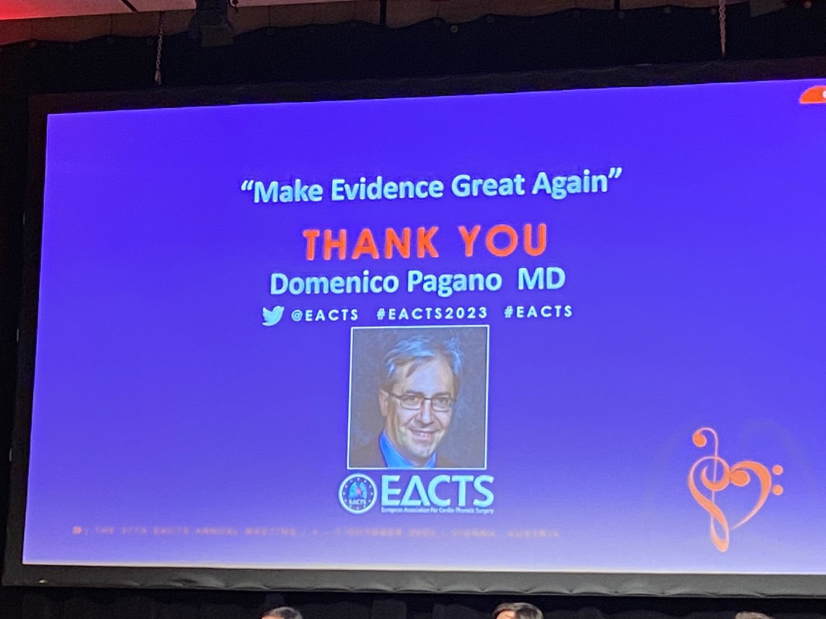 Great talk by Joanna Chikwe about the PRIMARY Trial <a href="/EACTS/">EACTS</a> #EACTS2023 A crucial trial to explore new evidence regarding the treatment of mitral valve disease!