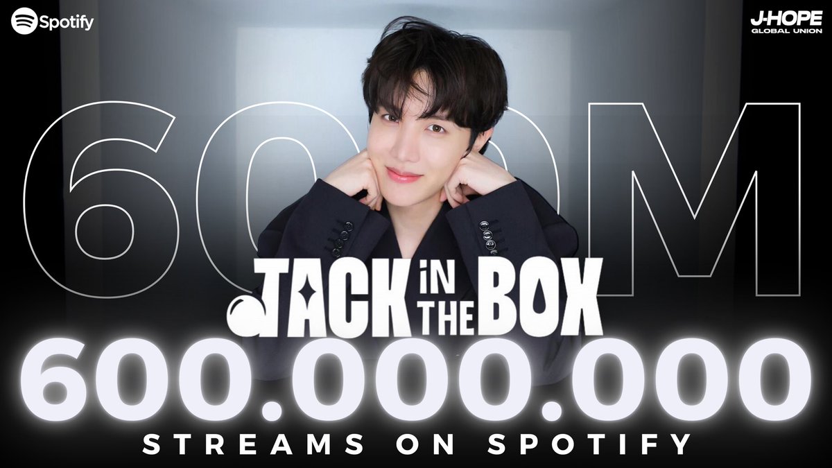 SopeEgypt's tweet photo. ‧͙⁺˚*･༓☾22.07.01☽༓･*˚⁺‧͙
-سبوتفاي

البوم Jack In The Box اتخطى 600 مليون استماع على سبوتفاي 💙

(https://t.co/o0j2J1IH0J) 

©JhopeGlobaI 
#JackInTheBox600M
CONGRATULATIONS J-HOPE https://t.co/wpa3UhAgG6