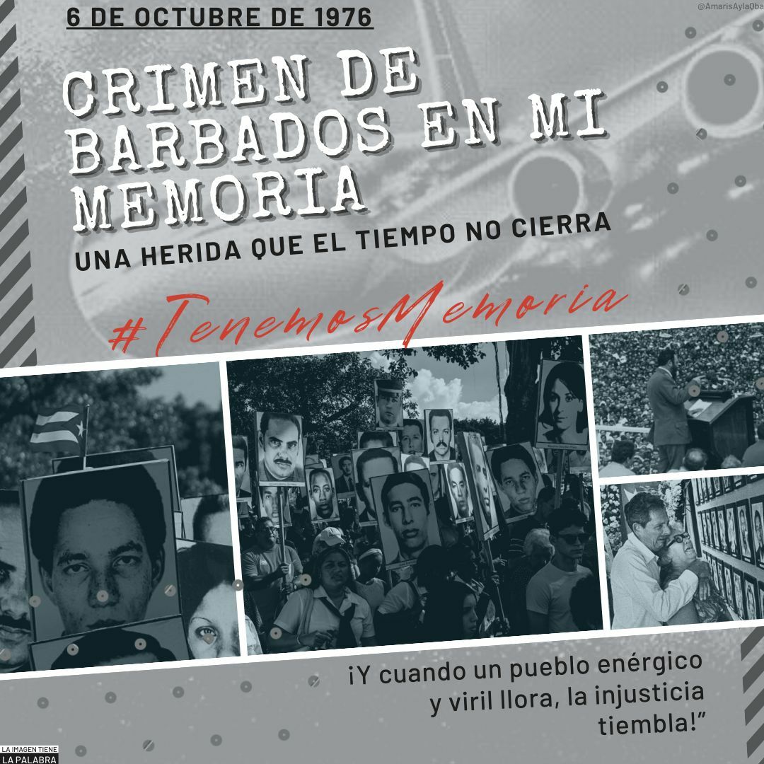 ‘Eso tiene que recordarlo el pueblo de Cuba, tener en cuenta todo lo que hemos pasado por culpa del terrorismo; muchas familias estamos de luto siempre’ #NoAlTerrorismo #CubaNoEsTerrorista <a href="/cubacooperaven/">Brigada Médica Cubana en Venezuela</a> <a href="/MINSAPCuba/">Ministerio de Salud Pública de Cuba</a> <a href="/japortalmiranda/">José Angel Portal Miranda</a>