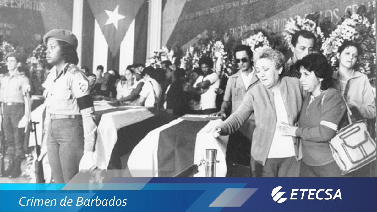 Nuestro pueblo no olvida y hoy rinde homenaje a las 73 víctimas del criminal sabotaje al avión de Cubana de Aviación en Barbados, perpetrado hace 47 años.
#NoAlTerrorismo 
#TenemosMemoria