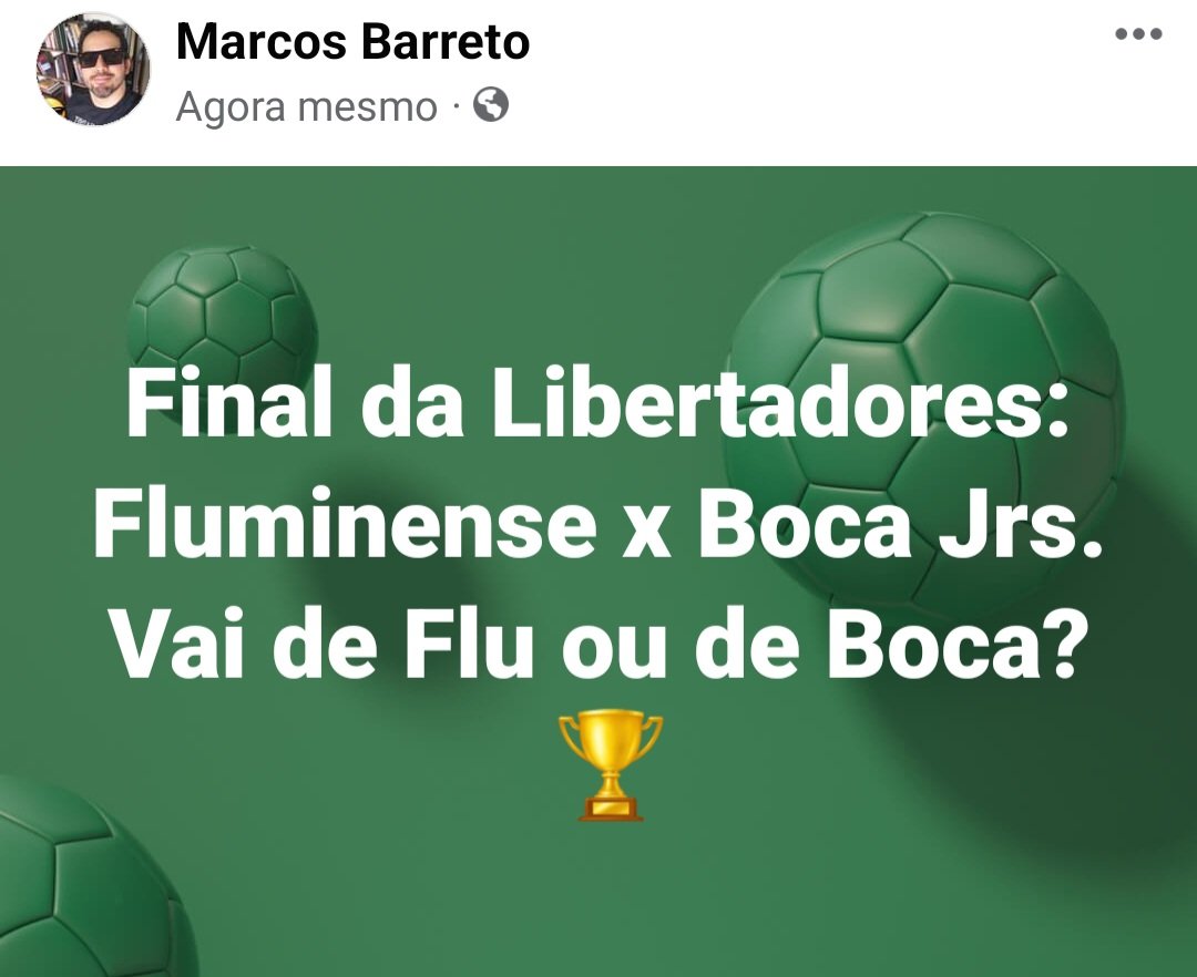 Você vai de quê?

#Fluminense
#BocaJuniors 
#GloriaEterna 
#Libertadores2023