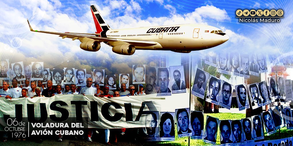 A 47 años del atentado terrorista en contra del Avión de Cubana de Aviación, enviamos al pueblo cubano toda nuestra solidaridad por las víctimas de este infame hecho. El “Crimen de Barbados”, quedó para la historia como testimonio de las prácticas extremistas que jamás deben…